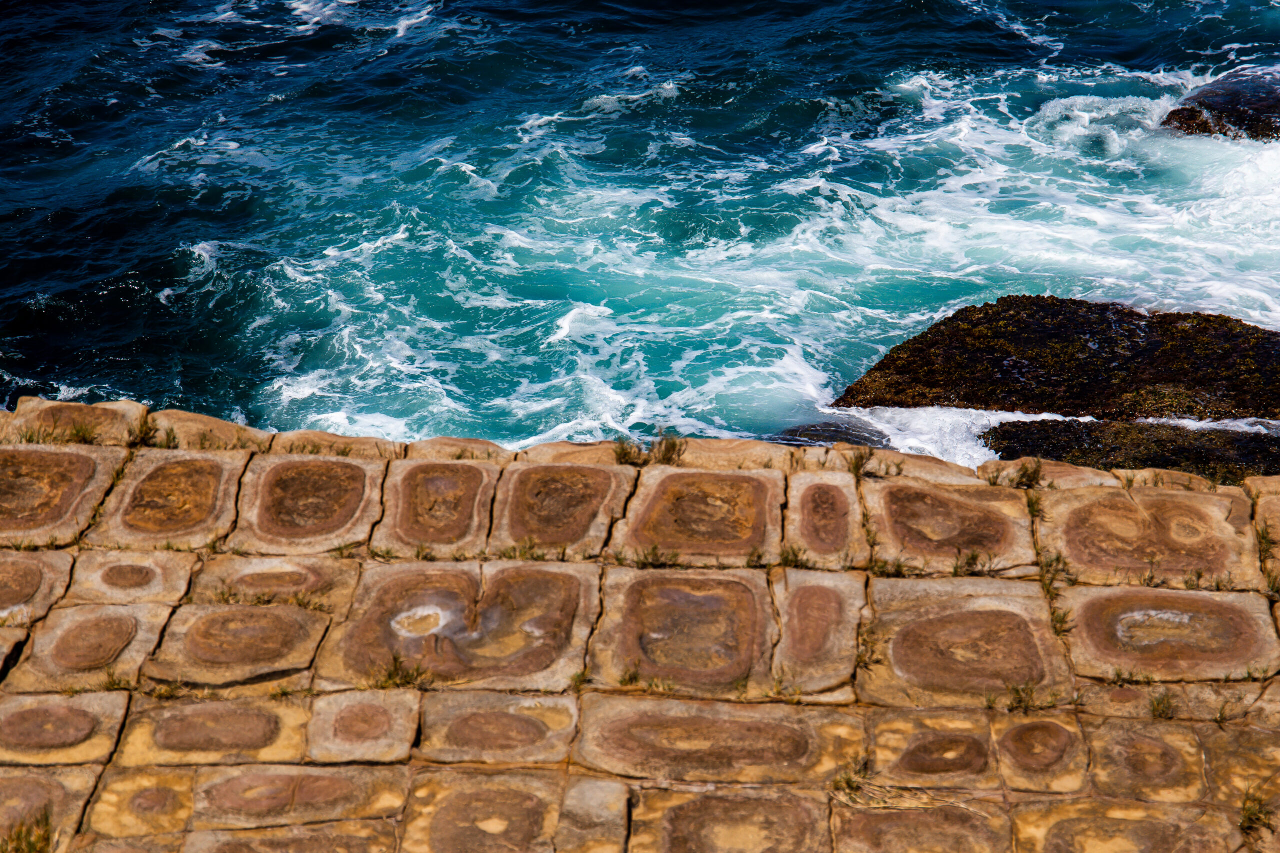 cobbled path