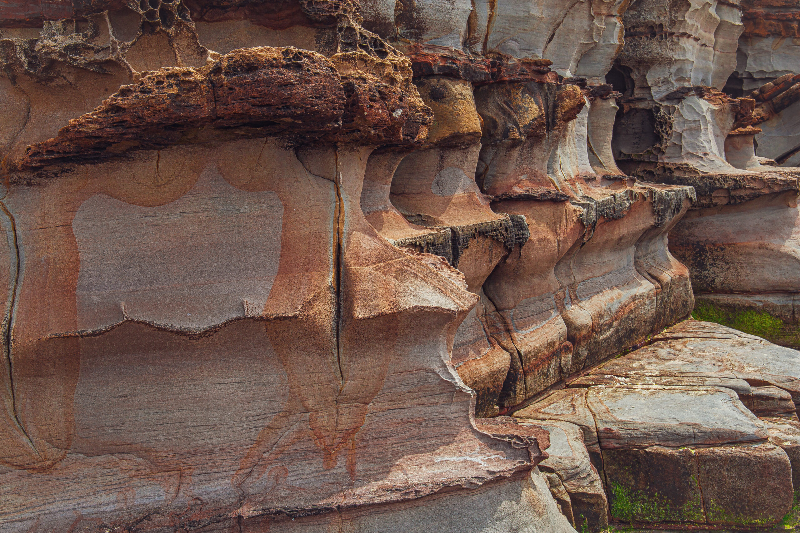 aged rock