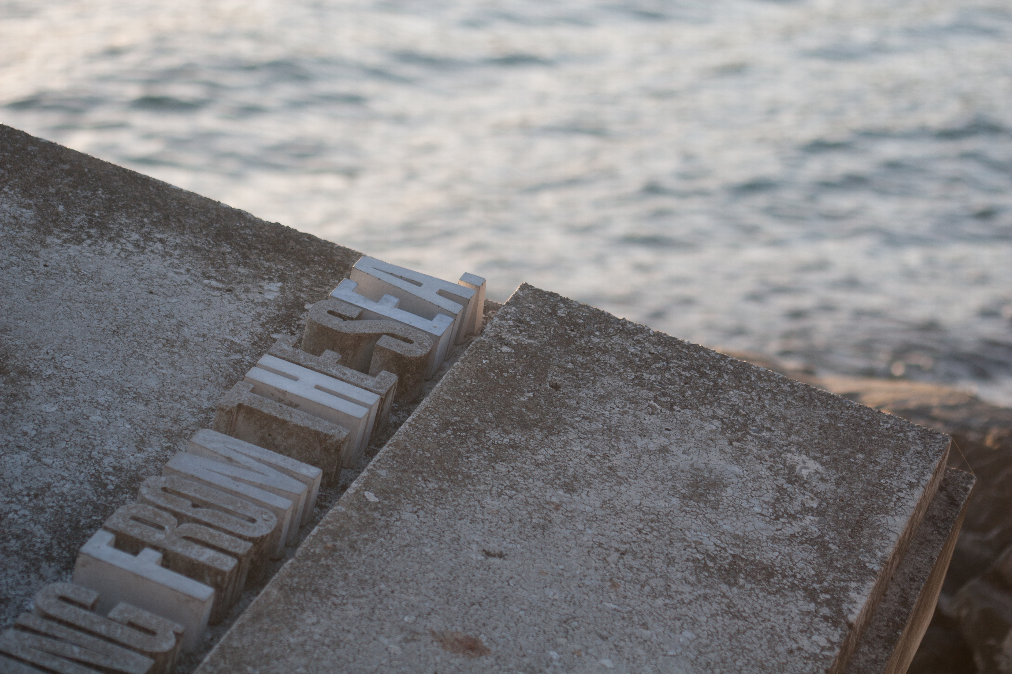 from the sea