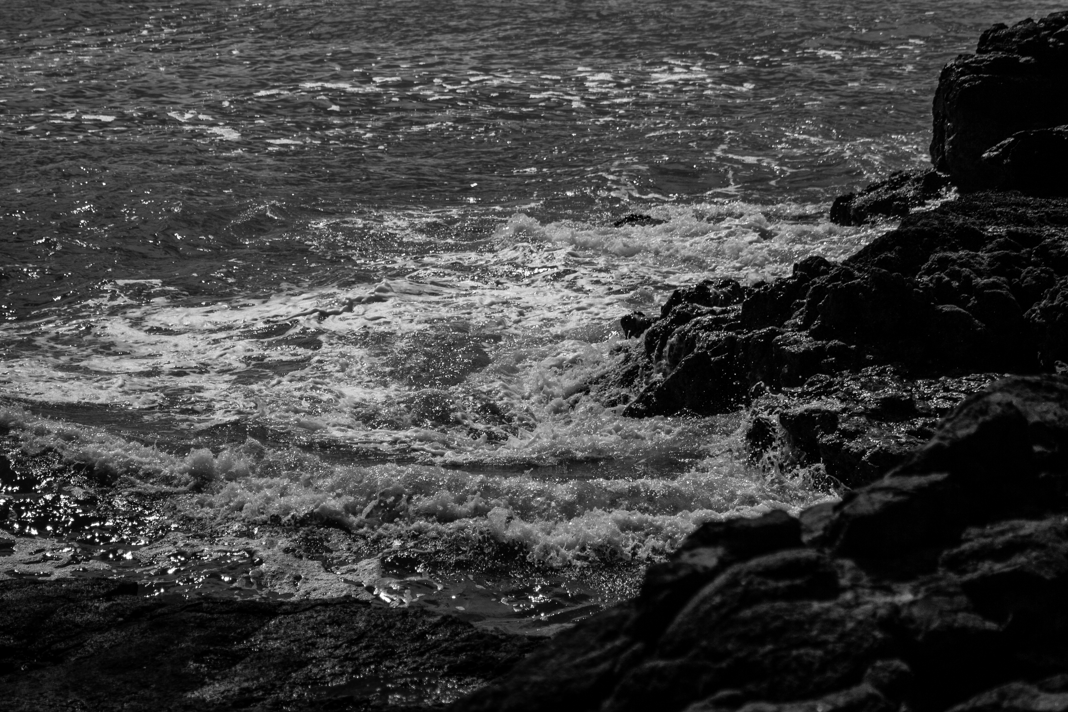 on the rocks