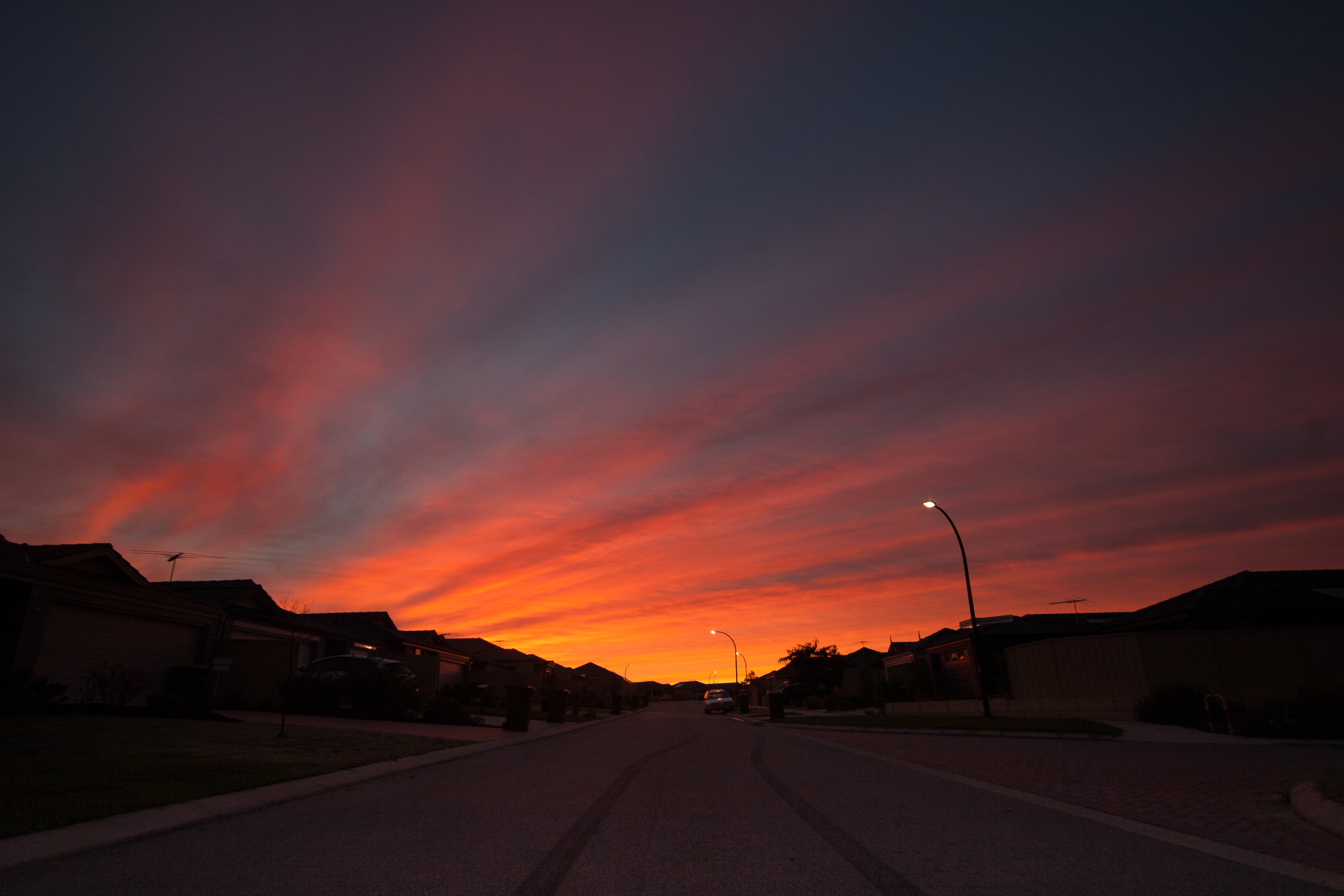 speeding into the sunset