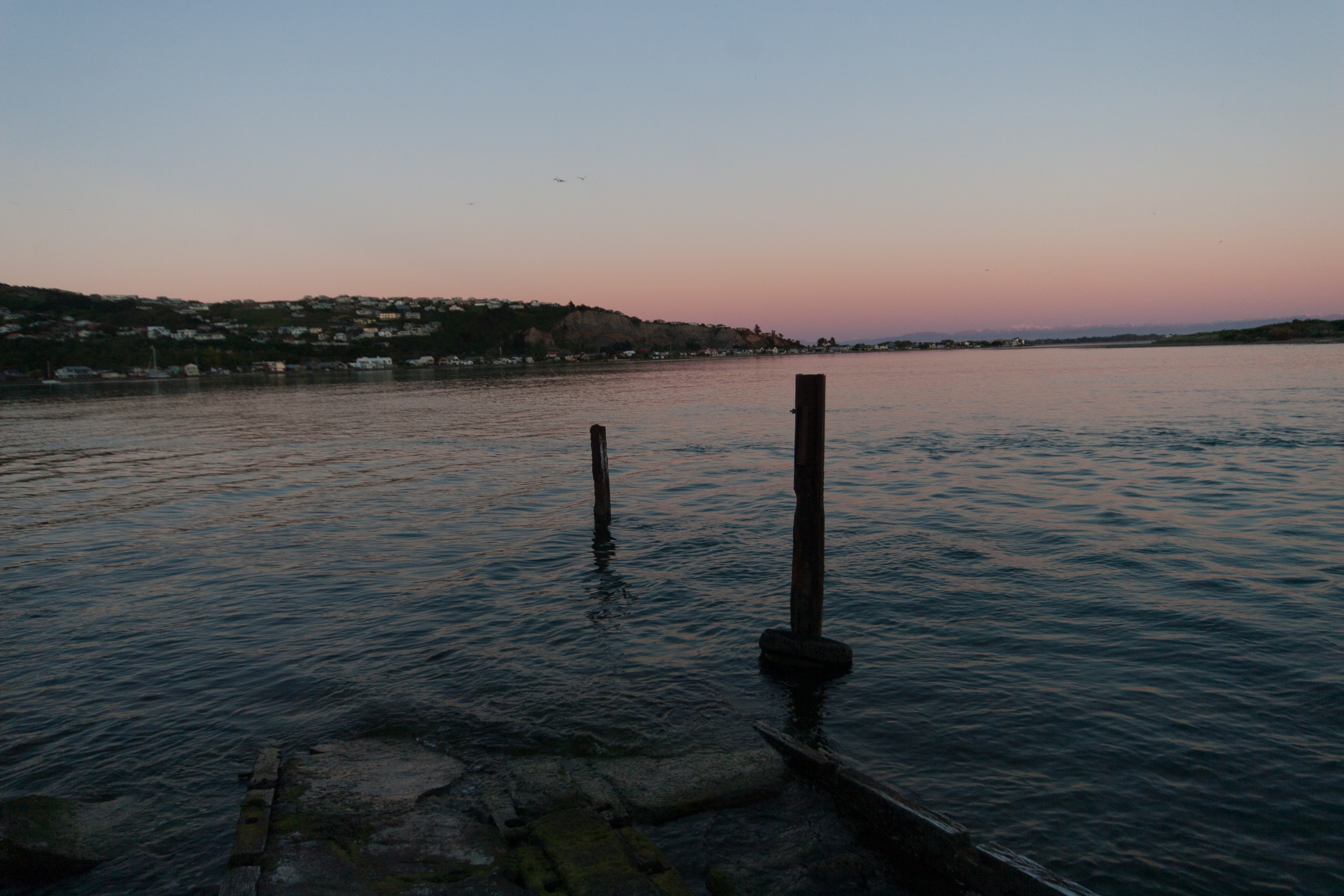 sunken pier