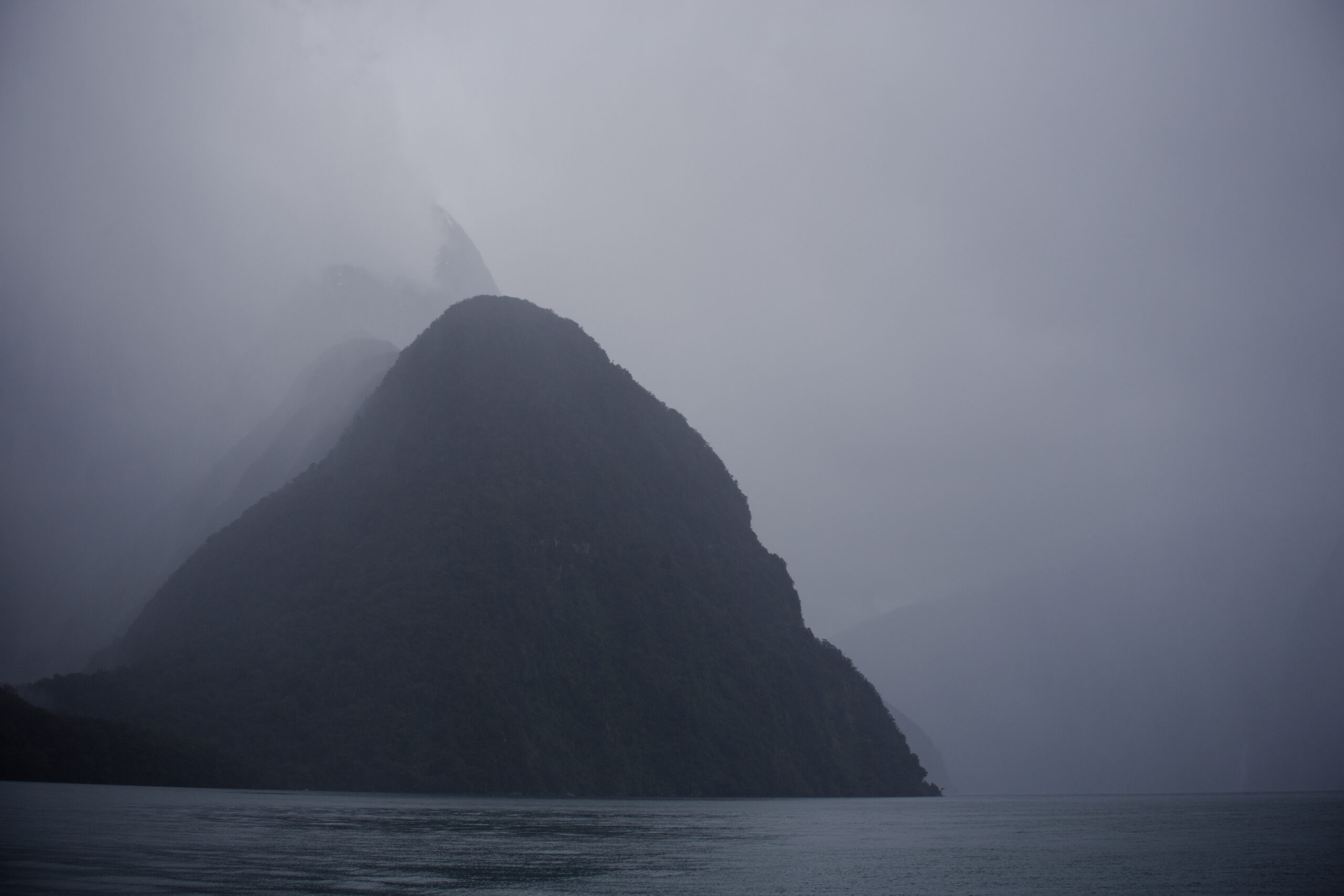 through the clouds