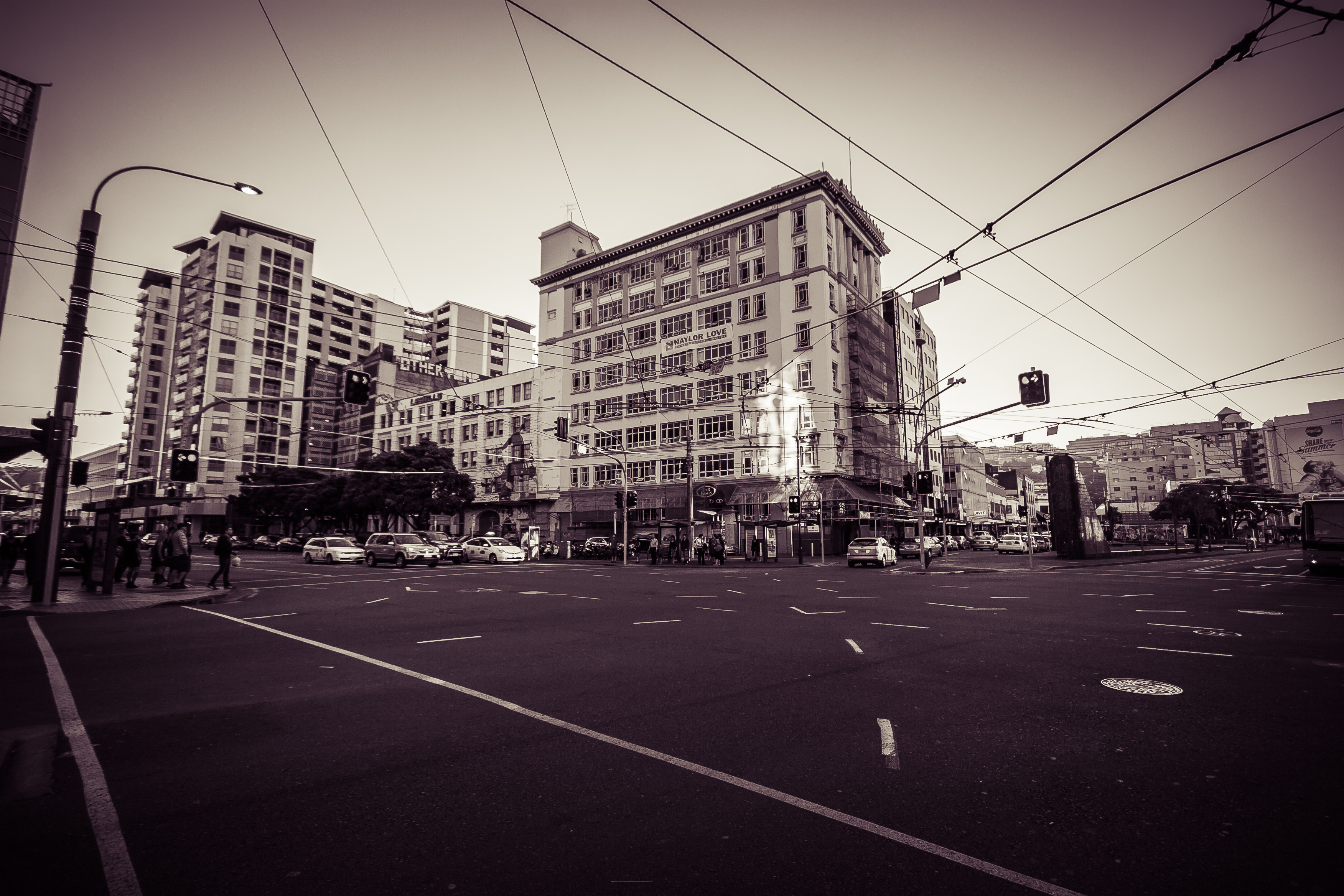 waiting to cross